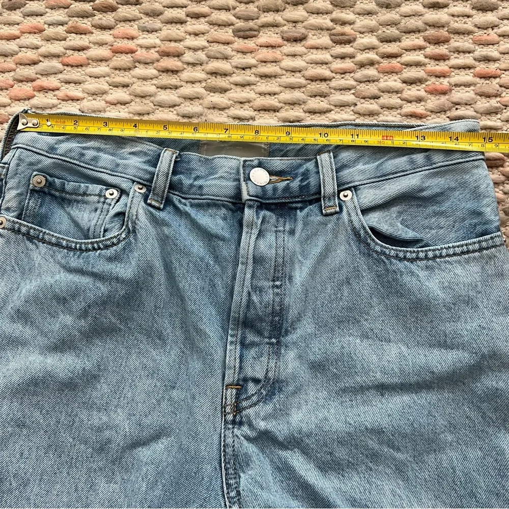 Everlane The Relaxed Straight Fit‎ Frayed Jean Shorts